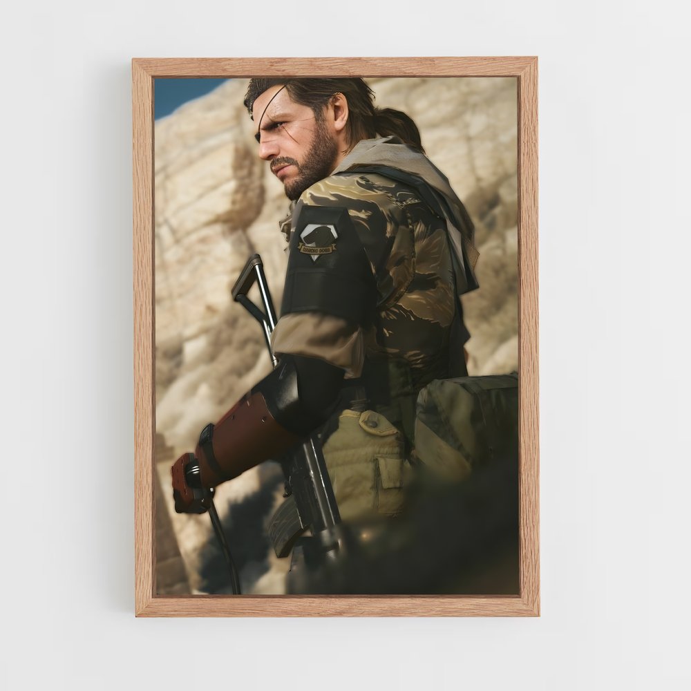 Poster Big Boss Rising – affiche Metal gear solid (vue 4)